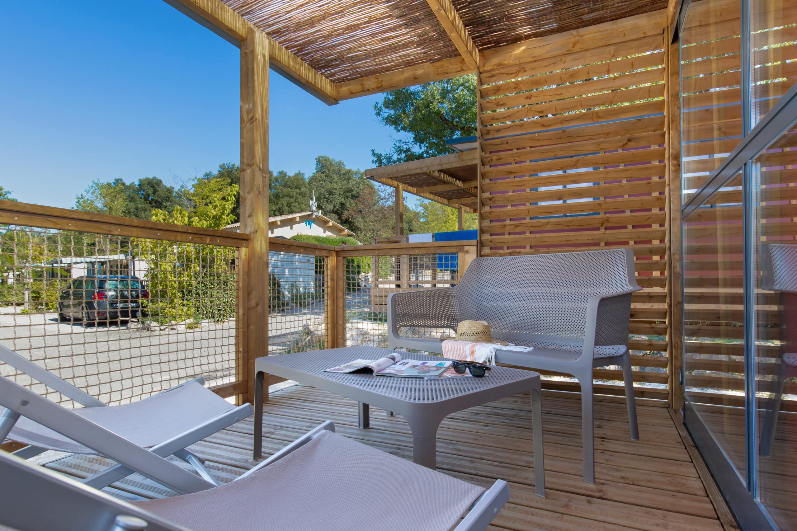 Chalet Mistral terrasse transat