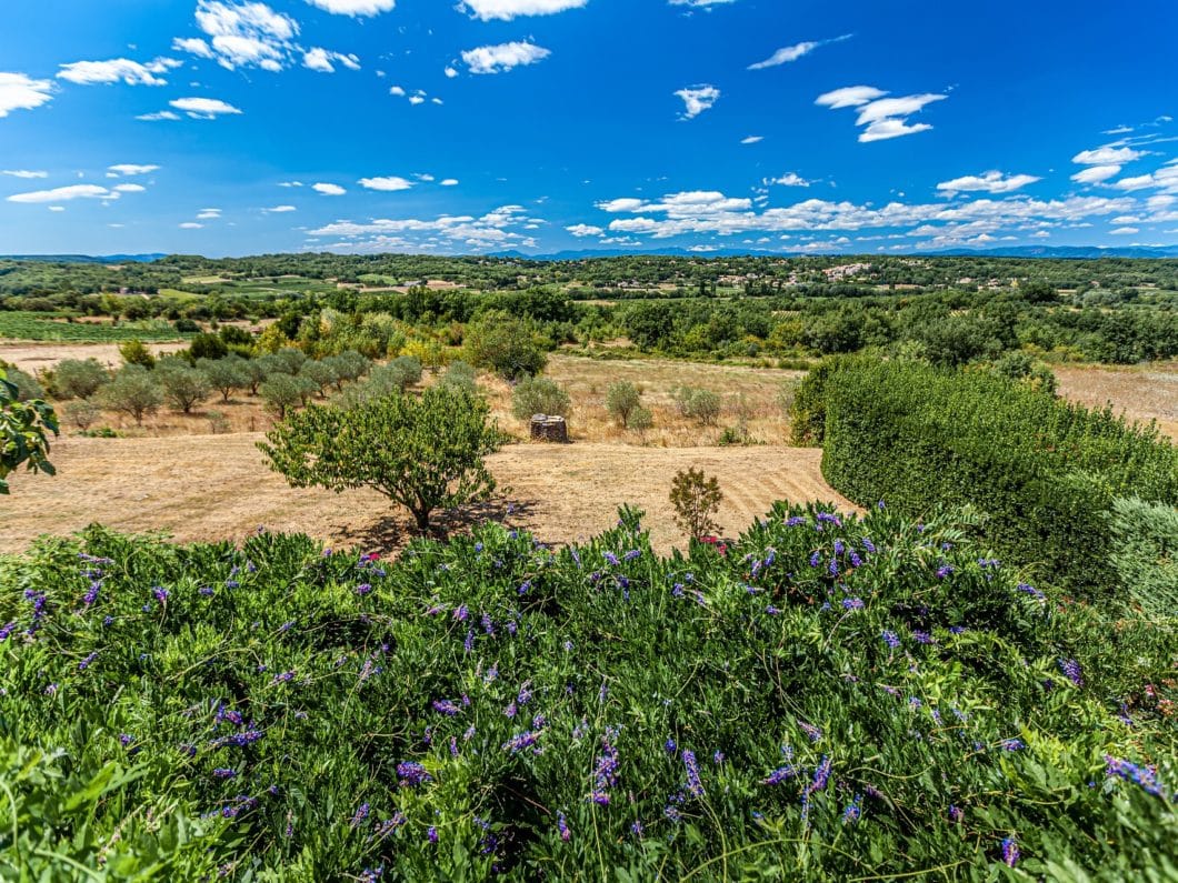 Paysages près du camping à Manosque