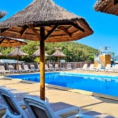 Espace aquatique du camping La Pinède dans le Verdon