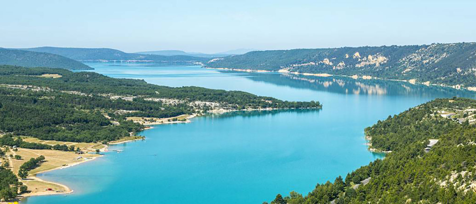 Lac de Sainte-Croix près du Camping