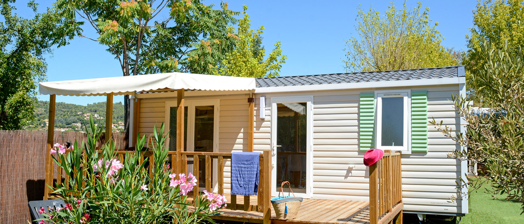 Location de vacances dans le Verdon, mobil-home à louer à Gréoux-les-Bains