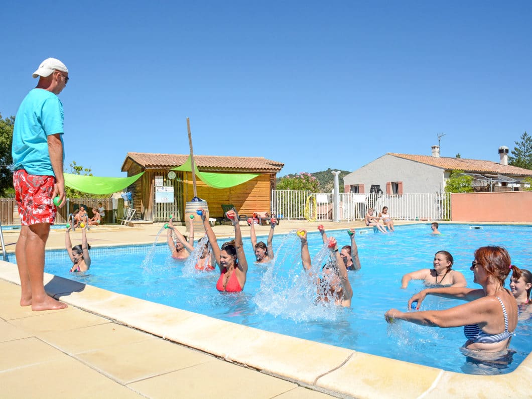 Animations aquatiques dans notre camping familial dans le Verdon