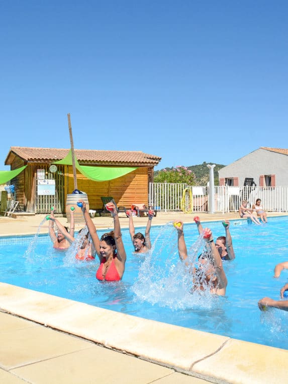 Animations aquatiques dans notre camping familial dans le Verdon