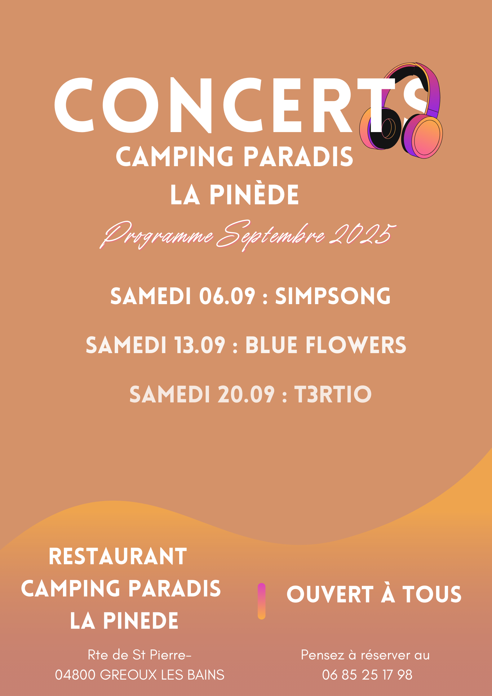 Concerts septembre