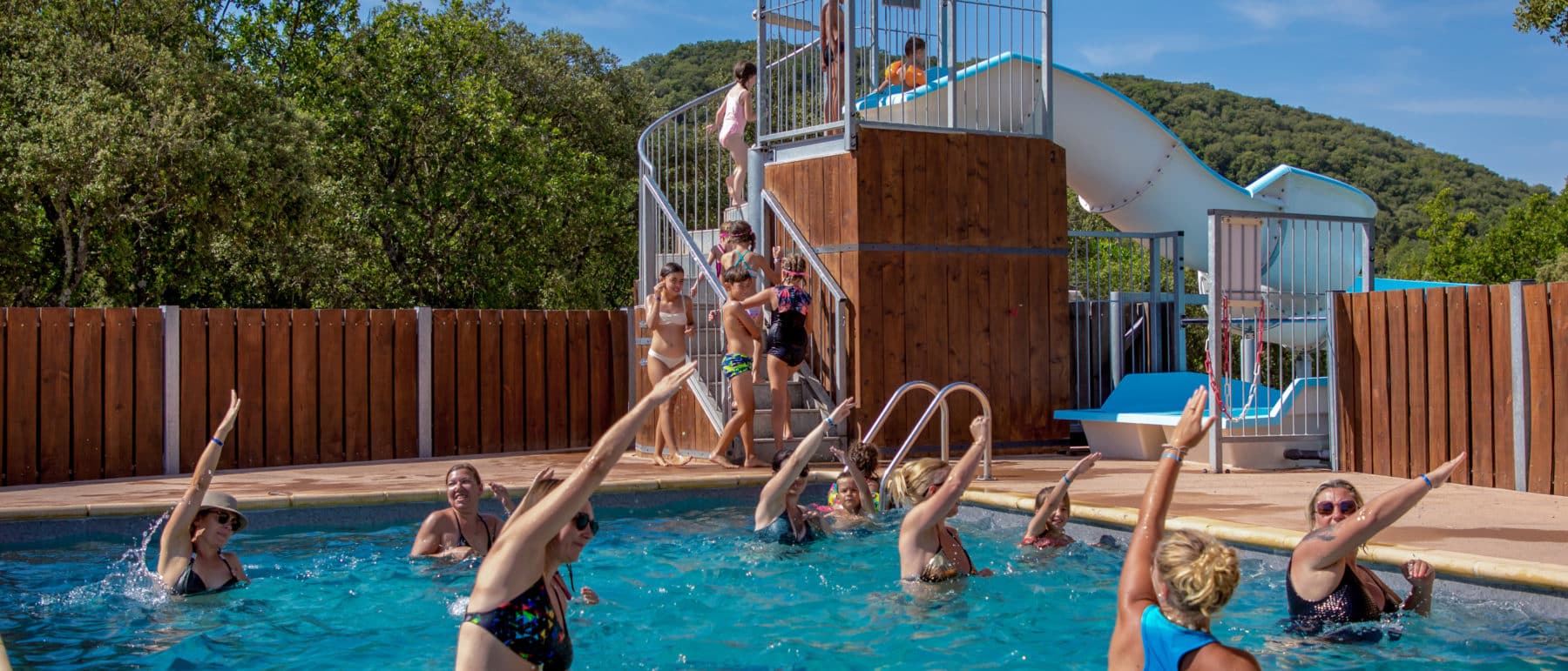 aquagym camping pinede