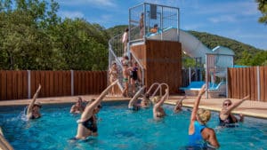 aquagym camping pinede