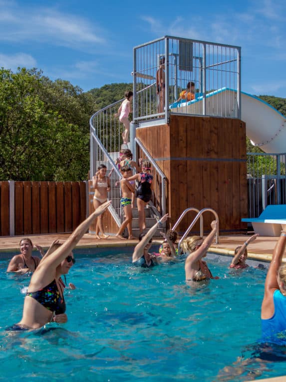 aquagym camping pinede