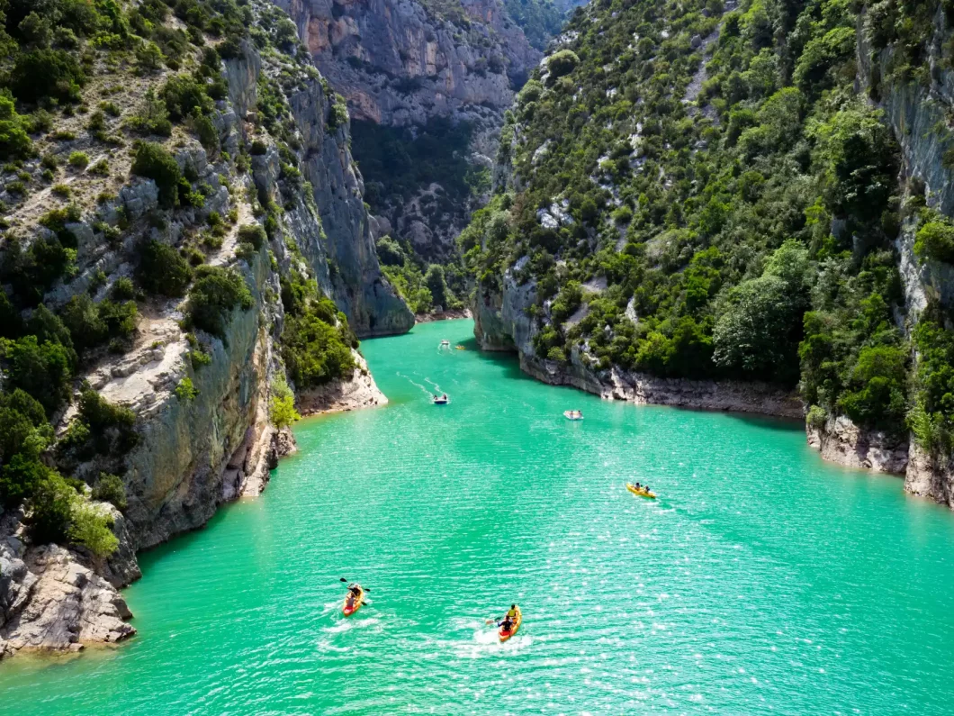 Descente en canoë ou en kayak le Verdon