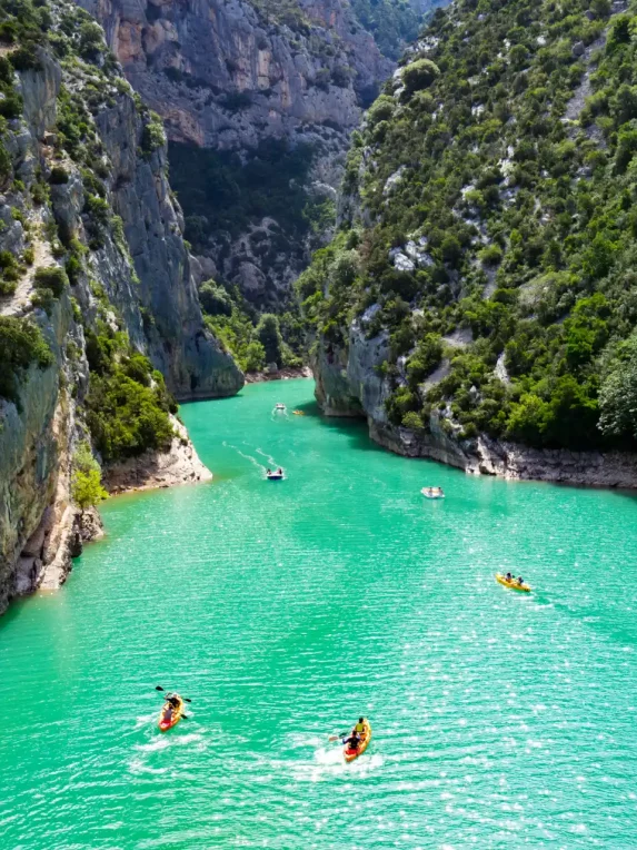 Descente en canoë ou en kayak le Verdon
