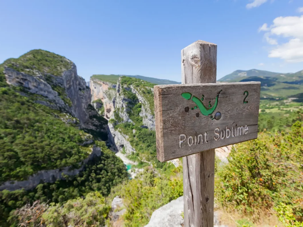 Le point Sublime, entre Castellane et La Palud sur Verdon